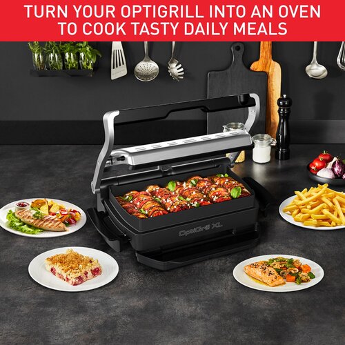 Optigrill XL Bordsgrill Rostfritt Stål Baka 