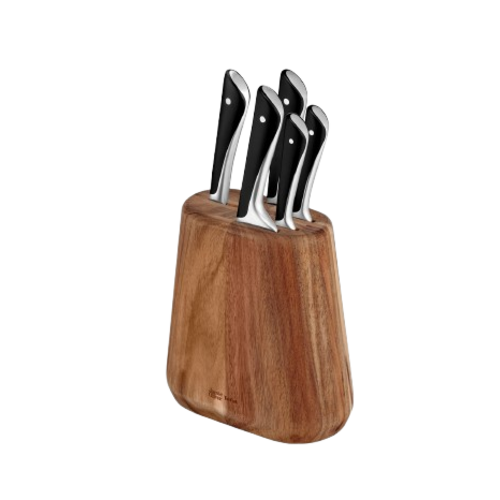 Jamie Oliver Knife set 5pcs ON Chef 15cm + Paring 9cm + Utility 12cm + Santoku 16,5cm + Bread 20cm
