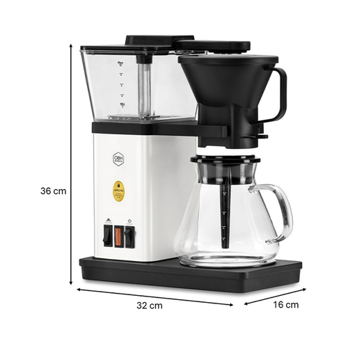 Blooming Kaffebryggare Vit 10 koppar 