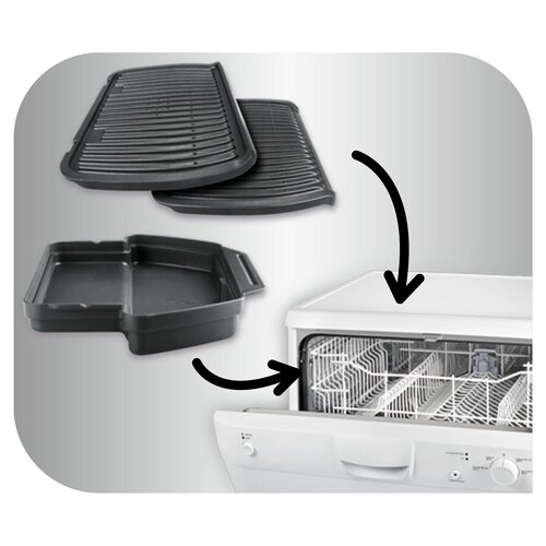 OptiGrill+ initial Bordsgrill Rostfritt Stål 