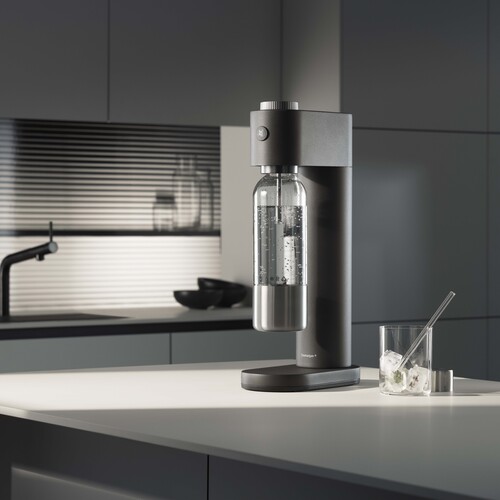 Element One kolsyremaskin med flaska, Black Lava