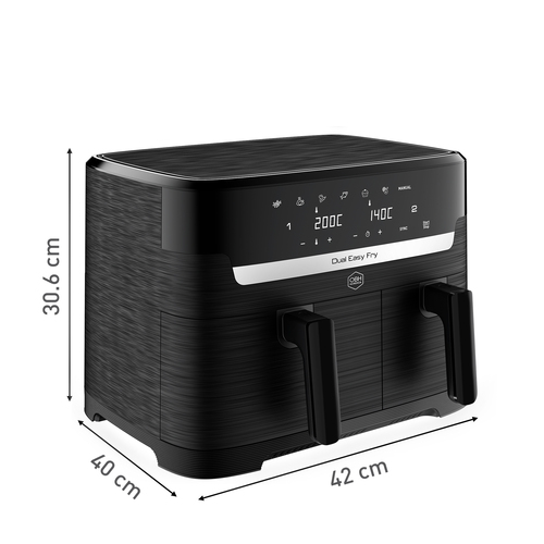 Dual Easy Fry - Air fryer - 8.3L