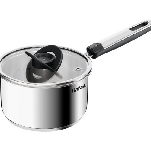 Kastrull 16 cm/1,7L. med lock, Rostfritt stål Obelagd, Emotion Plus SS