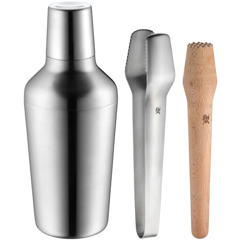 Clever & More  barset/ barkit- 4 delar (shaker,tong,muddlare,mått) 
