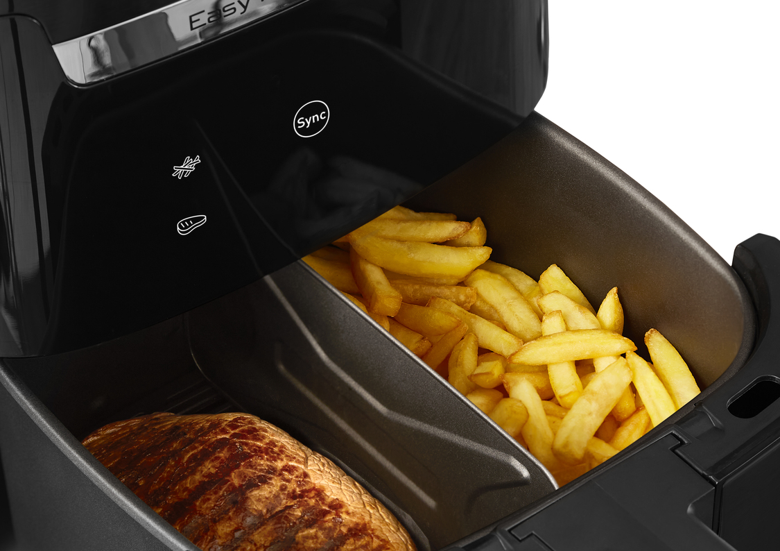 Hur länge ska frysta pommes vara i airfryer?