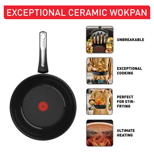 Exceptional Ceramic Wokpanna 28 cm