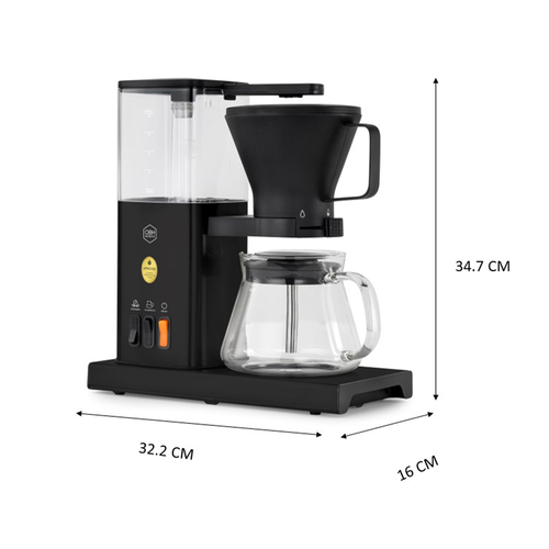 Blooming Aroma kaffebryggare svart 