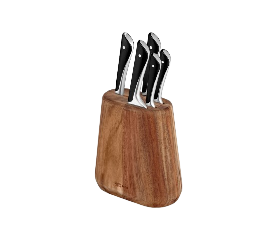 Jamie Oliver Knife set 5pcs ON Chef 15cm + Paring 9cm + Utility 12cm + Santoku 16,5cm + Bread 20cm