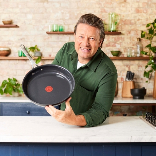 Jamie Oliver Enjoy Set 5 pcs. (FP 28 cm, All-in-One 30 cm, Stewpot 24 cm, 2 lids, 1 protector)
