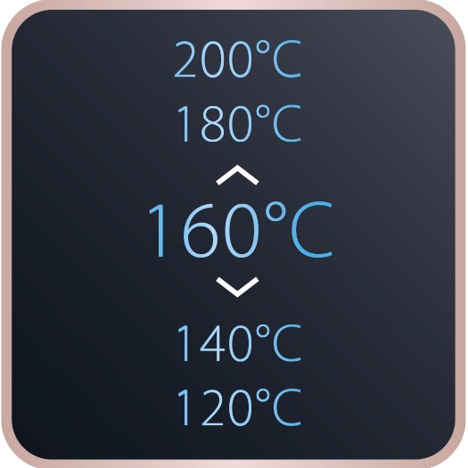 Vilken temperatur på plattång?