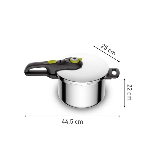 Secure 5 NEO II Tryckkokare 6 L med ånginsats