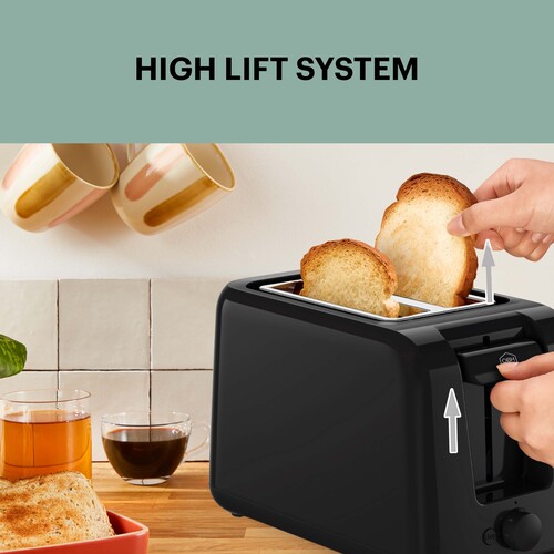 Monaco toaster 2 Slices Black