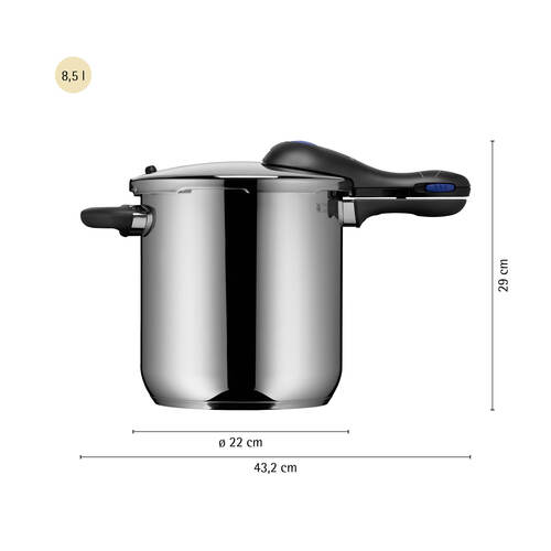 Perfect Plus tryckkokare 22 cm/ 8,5 L, Rostfritt stål Cromargan® 