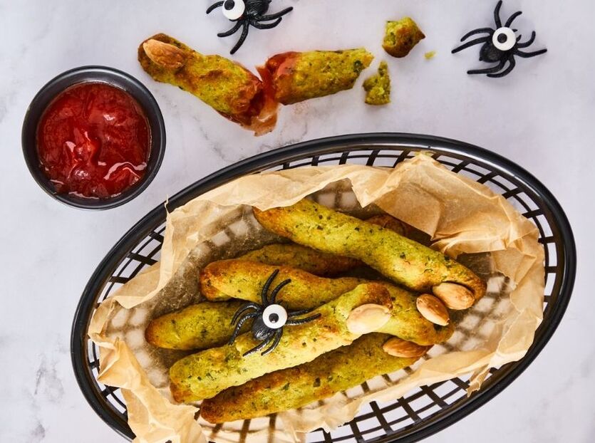 Häxfingrar i krispig falafelstil