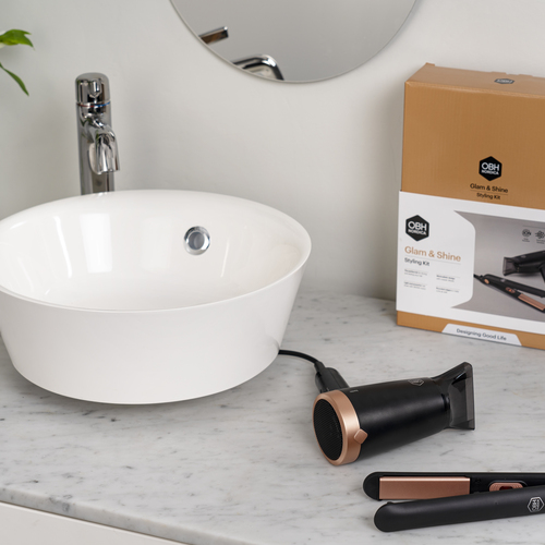 Glam & Shine styling kit - Hårfön och plattång