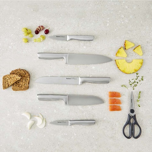 Knivset 6 delar + block, EverSharp Pro Rostfritt stål
