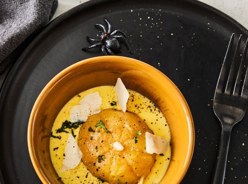 Pumpaformad Gnocchi av butternutpumpa och squash