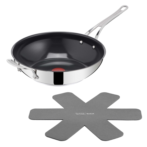 Wokpanna 30 cm med stekpanneskydd. Jamie Oliver Cook's Classic SS Ceramic