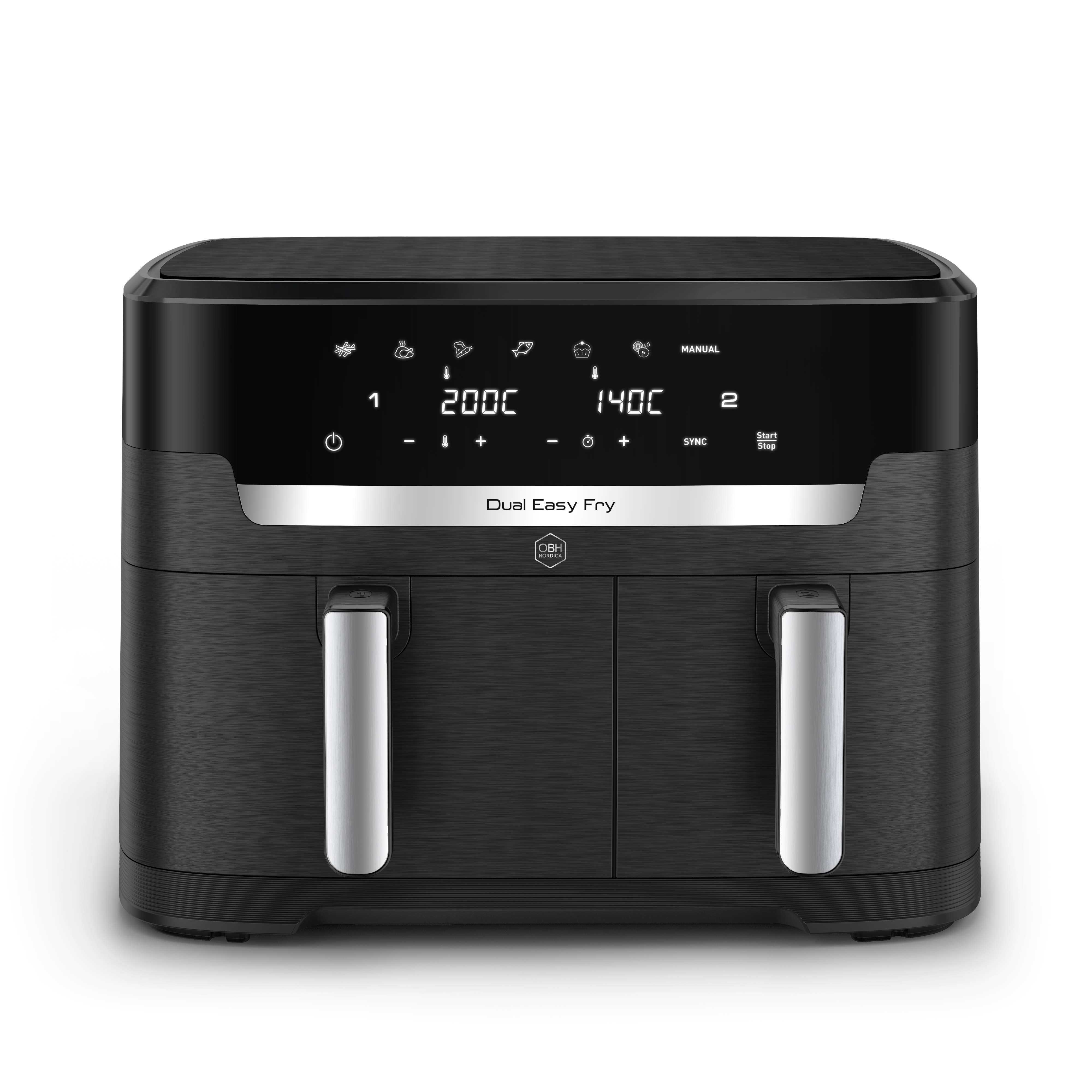 XXL Dual Easy Fry 11 L Svart - Air fryer