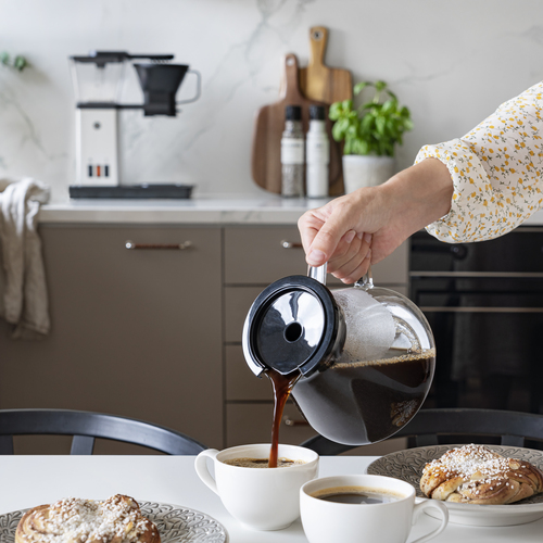 Blooming Kaffebryggare Matte Silver 10 koppar 