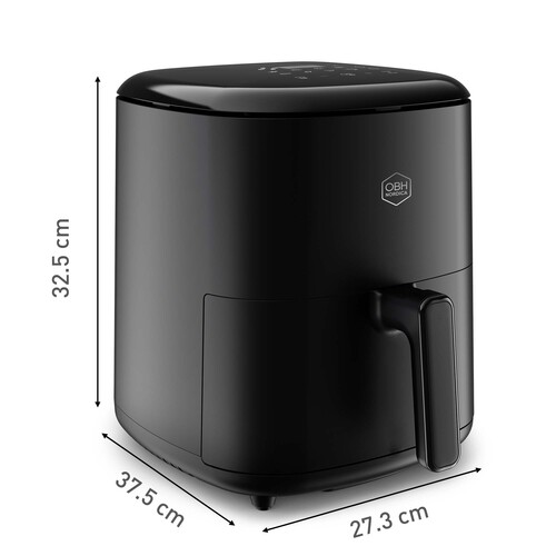 Easy Fry Max 5 L Svart - Digital Touch panel - Air Fryer