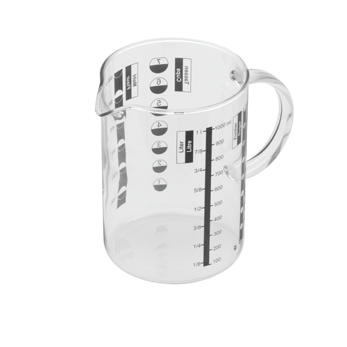 Gourmet måttbägare i glas, värmetålig upp till 100°C 