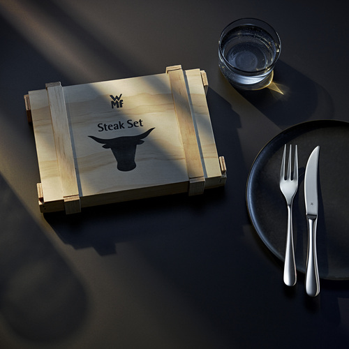 Grillbestick set- 12 st, med låda, Rostfritt stål Cromargan® 