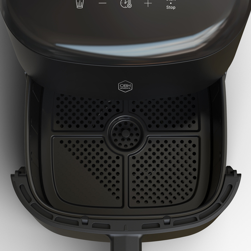 Easy Fry Max 5 L Svart - Digital Touch panel - Air Fryer