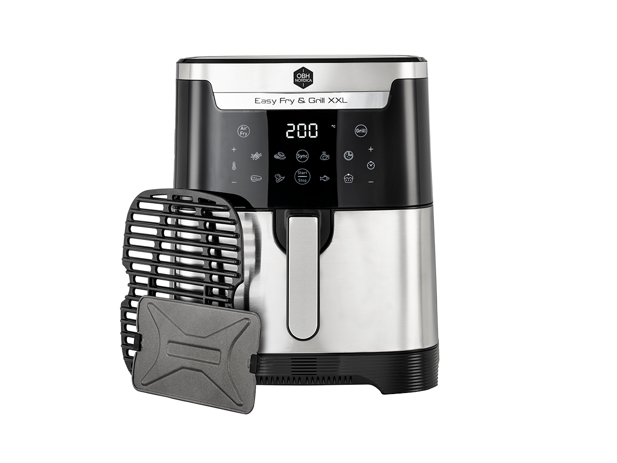 Easy Fry & Grill XXL 2in1 Rostfritt Stål - Air fryer