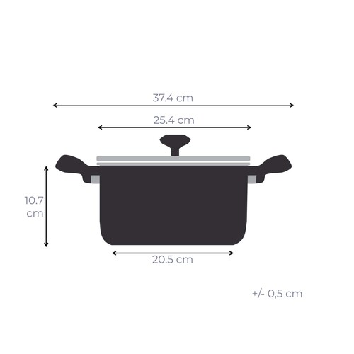 So light Gryta 24 cm med lock 