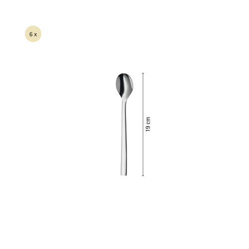 Nuova latte Macchiato skedar set- 6 st (19 cm) Rostfritt stål 