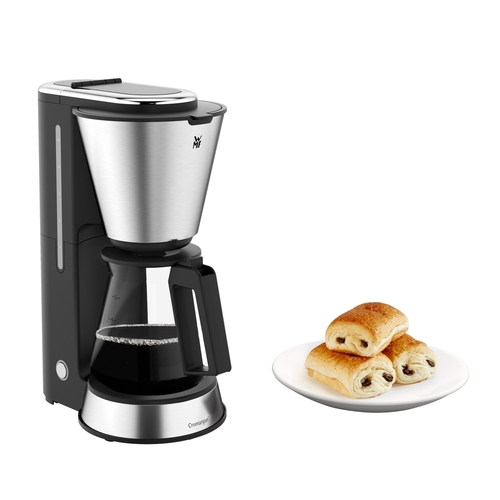KitchenMinis kaffebryggare  med glaskanna 1-5 koppar, svart/stål 