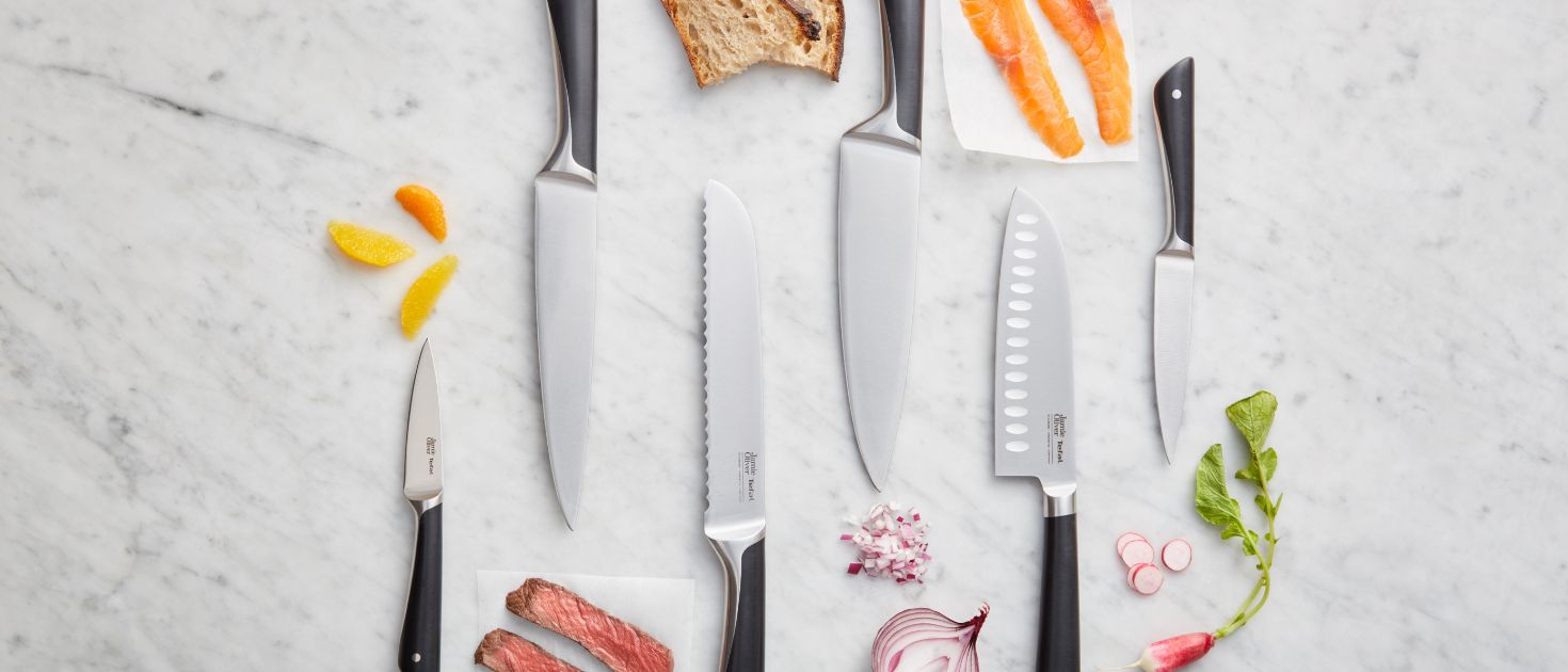 Knivblock och knivset