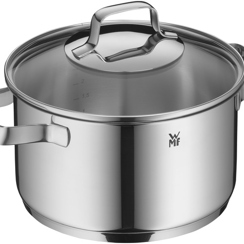 Belmonte grytset 5 st m. Lock (24/20/20/16/16 cm) rostfritt stål 