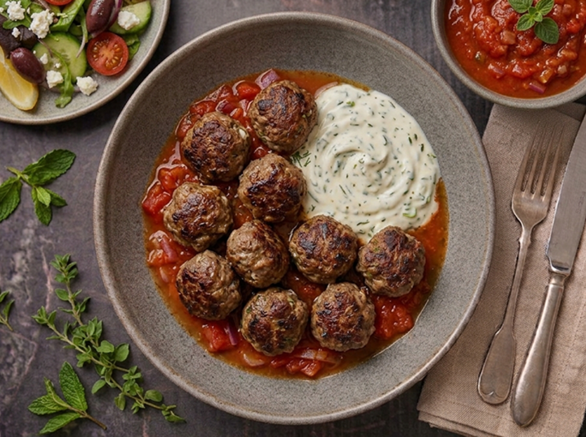 Medelhavsinspirerade köttbullar