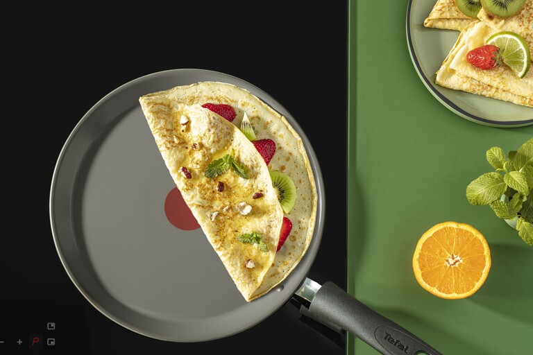 Tillaga dina pannkakor i en stekpanna från Tefal