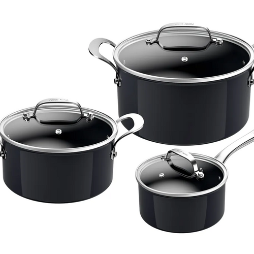 Jamie Oliver Prima Set 6 pcs. (Sauce pan 18 cm, Stewpot 20+24 cm, 3 lids)