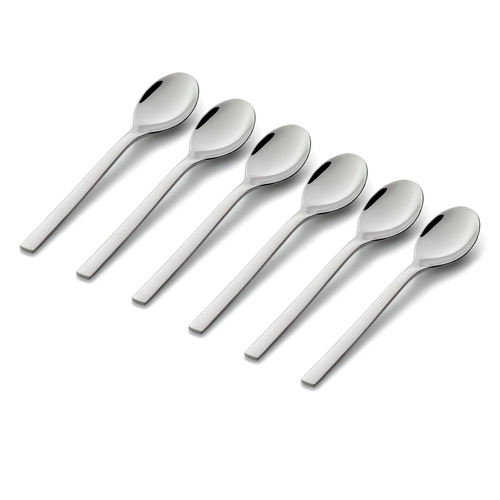 Nuova teskedar Set- 6 st (13,5 cm) Rostfritt stål Cromargan® 