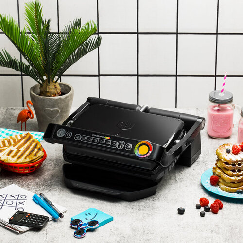 Optigrill+ Snackbricka Bordsgrill Svart Baka 