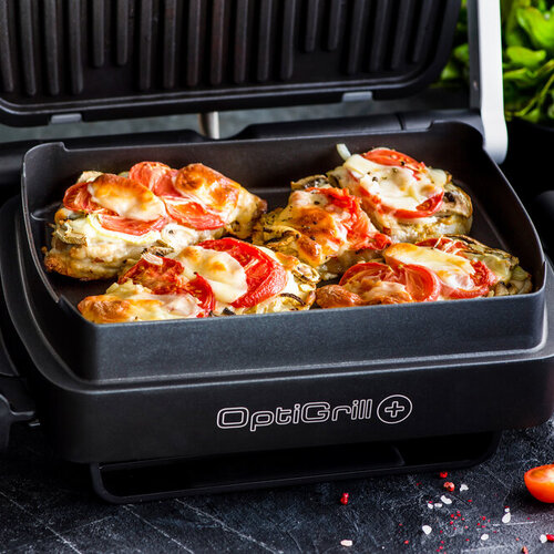 Optigrill+ Snackbricka Bordsgrill Svart Baka 