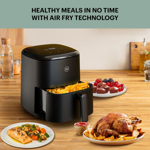 Easy Fry Max 5 L Svart - Digital Touch panel - Air Fryer