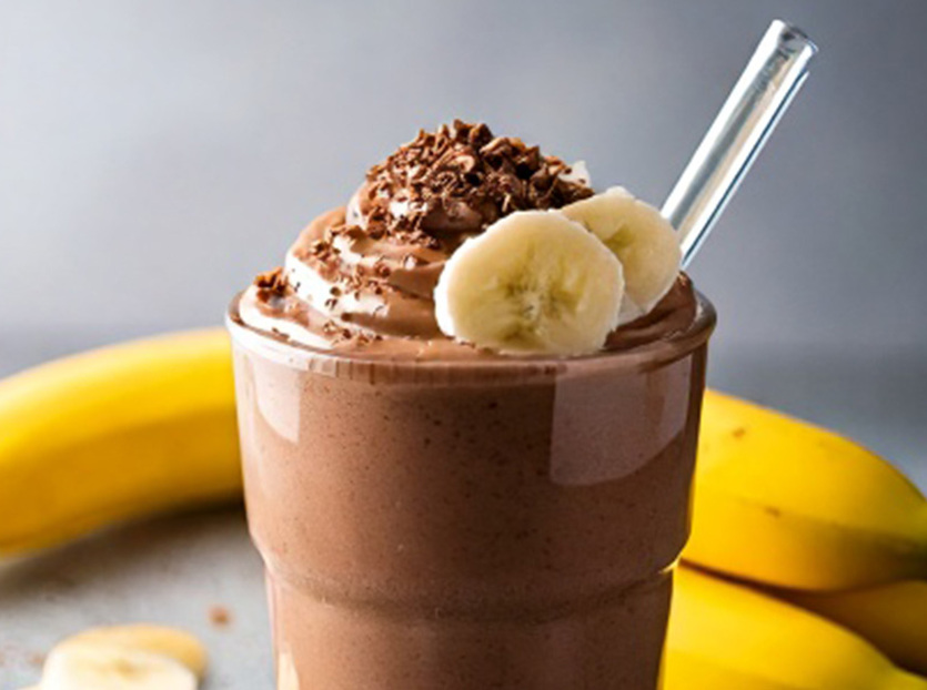 Choklad & banan nice-cream