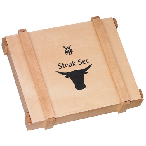 Ranch grillbestick set- 12 st, i ekträ, Rostfritt stål Cromargan® 