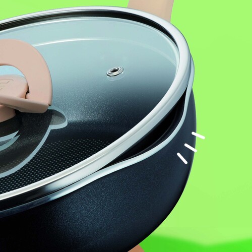 One Pick Pot Pan 24 cm + Glaslock