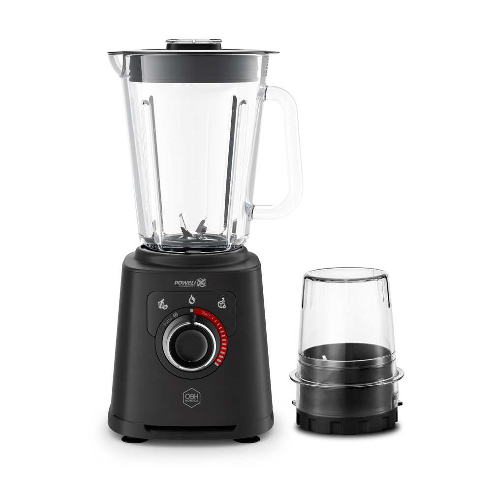 OBH Nordica Perfect Mix+ blender w. mini grinder 1,5l. 1200 W