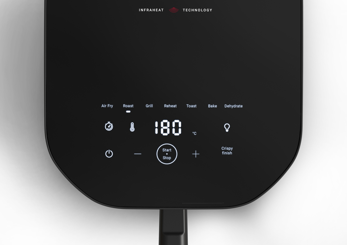 Touch-display med 7 förinställda program