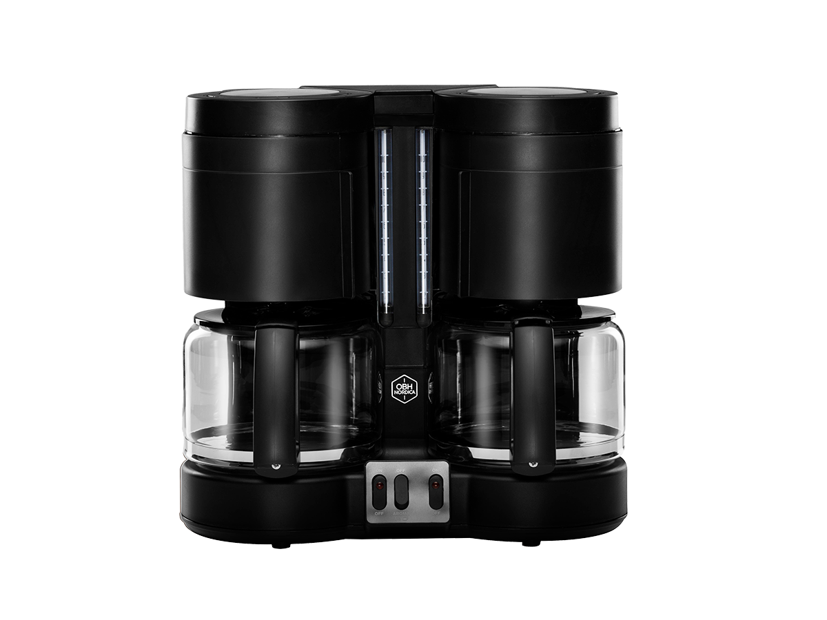 OBH NORDICA Duo Tech 2 Kaffebryggare i 1 Svart 20 koppar OP8508S0