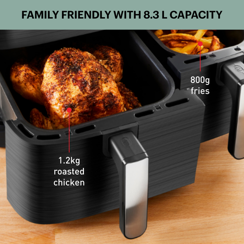 Dual Easy Fry - Air fryer - 8.3L
