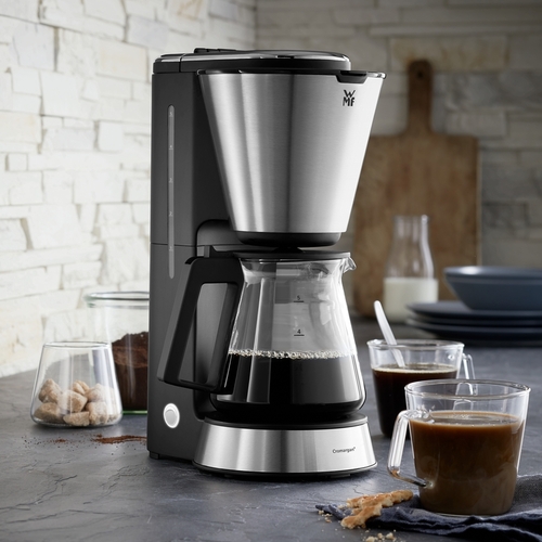 KitchenMinis kaffebryggare  med glaskanna 1-5 koppar, svart/stål 