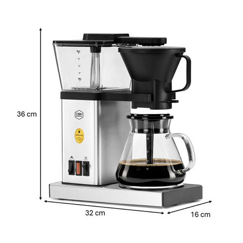 Blooming Prime Kaffebryggare matte silver 10 koppar 